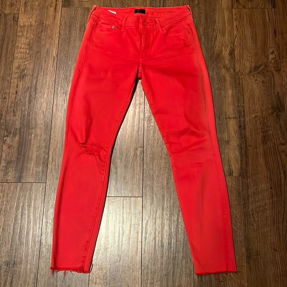 Mother Looker Ankle Fray